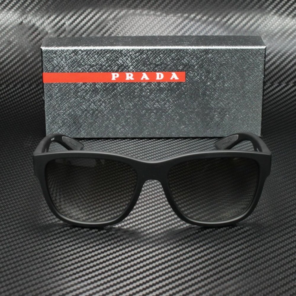 Mens Prada Black and Grey Gradient Sunglasses - Picture 2 of 4